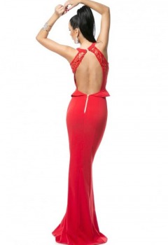 Red-Lace-Embellished-Mermaid-Evening-Dress-LC60210.