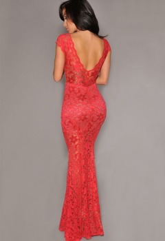 Red-Lace-Nude-Illusion-Low-Back-Evening-Dress-LC6676-3....